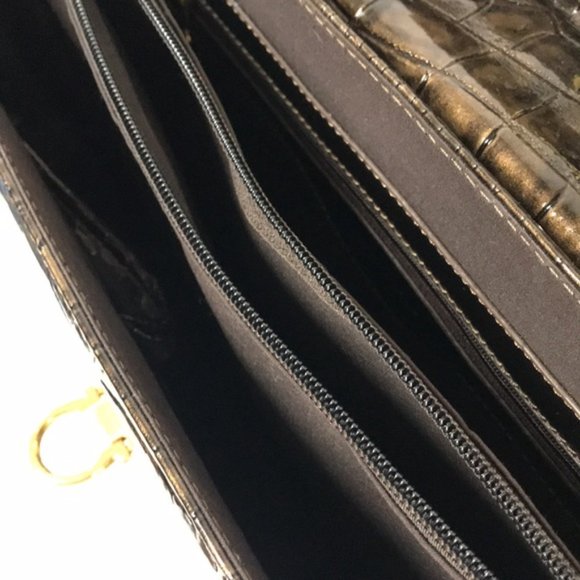 SUSAN NICHOLE Gold-Black Women’s Briefcase - Picture 7 of 7